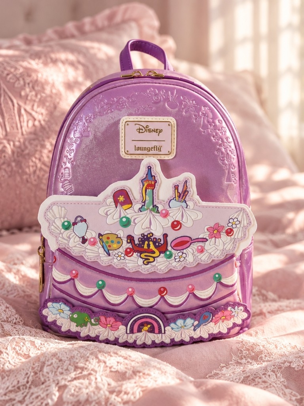 Disney x Loungefly Tangled Cake Mini Backpack